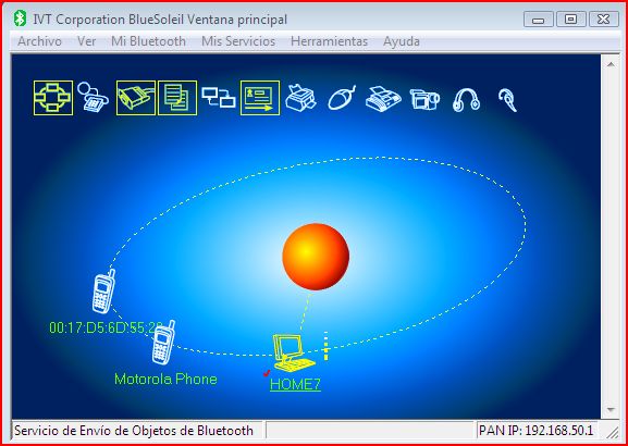 BlueSoleil Dispositivos