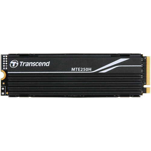 SSD Transcend MTE250H Series con disipador